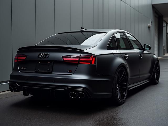 Alpenglow Studio modifizierter Audi RS6 in Stealth-Optik
